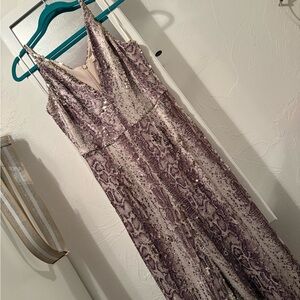 Dress the Population M
Sequin snakeskin print jumpsuit